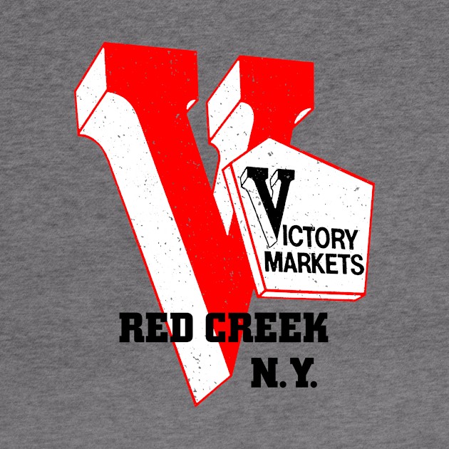 Victory Market Former Red Creek NY Grocery Store Logo by MatchbookGraphics